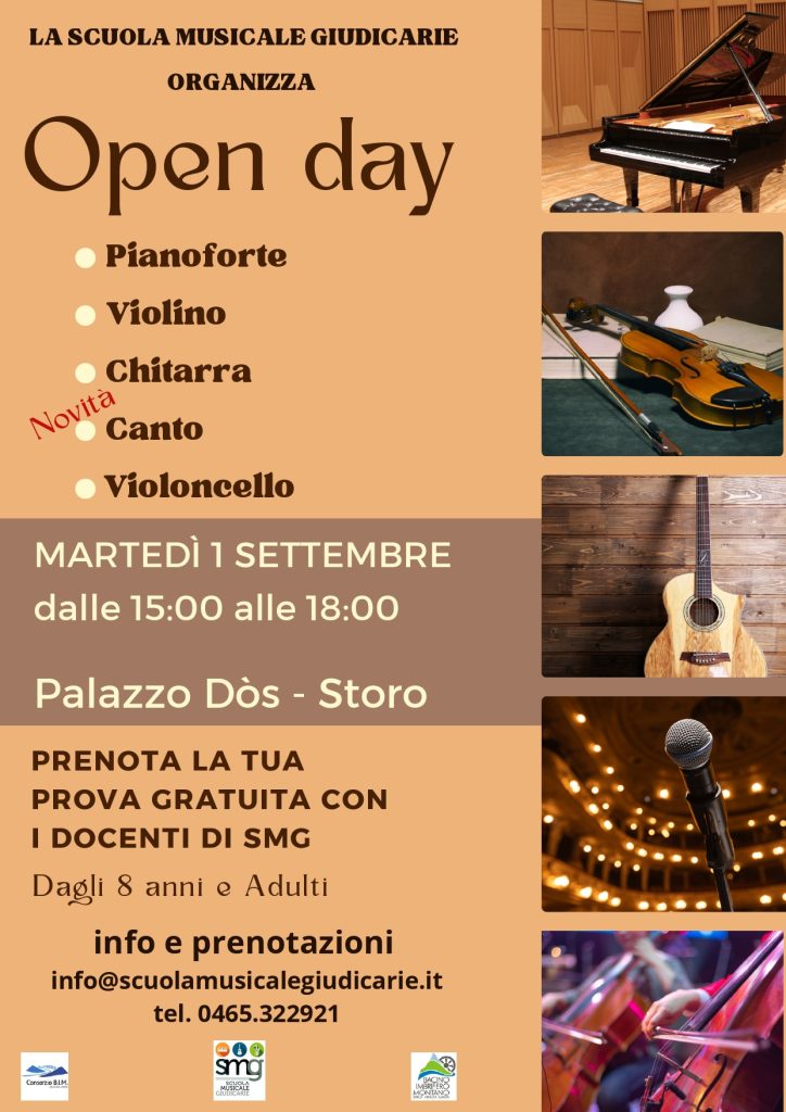OPEN DAY A STORO – 1 SETTEMBRE